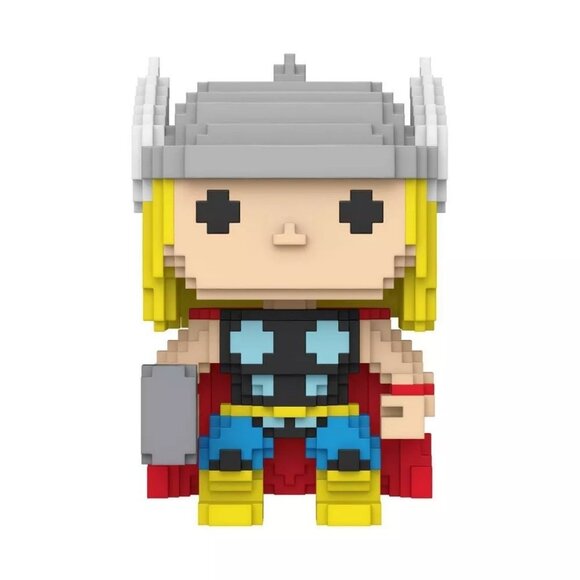 Funko Pop 8-Bit Series Marvel Universe Thor Vinyl Figure #1427 - Picture 4 of 7